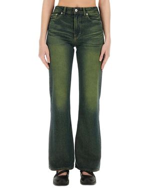 Our Legacy Boot-Cut Jeans - Green