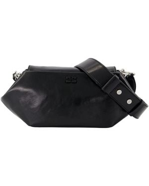 Ganni Cross Body Bags - Black