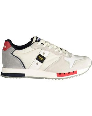 Blauer Sneakers - Blanco