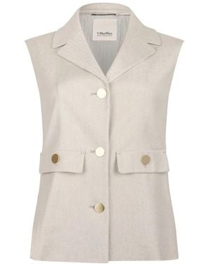 Max Mara Vests - Natural