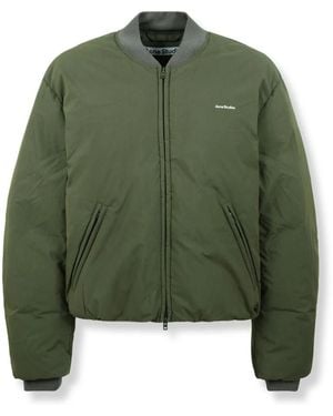 Acne Studios Daunen-Bomberjacke - Grün