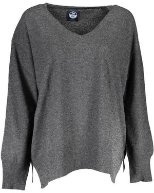 North Sails V-Neck Knitwear - Grey