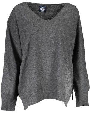 North Sails V-Neck Knitwear - Grey