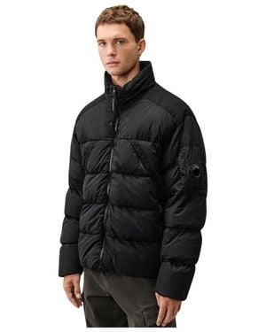 C.P. Company Jassen ,Zwart ,Nylon Nycra-R Down Jacket