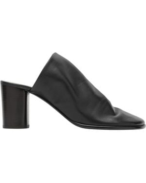 Lemaire Heeled Mules - Black