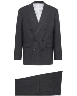 DSquared² Double Breasted Suits - Black