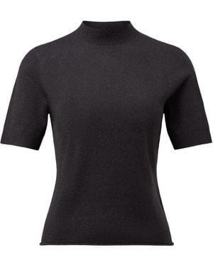DRYKORN Truien & Vesten ,Bruin ,Kasjmier Finia_2 Gebreid T-Shirt - Zwart