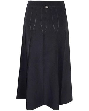 Twinset Midi Skirts - Bleu