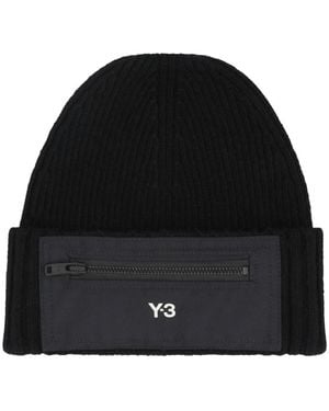 Y-3 Beanies - Black