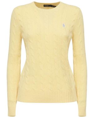 Polo Ralph Lauren Round-Neck Knitwear - Geel