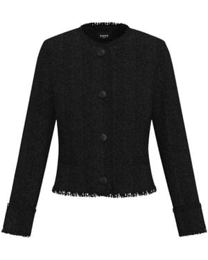 Marella Tweed Jackets - Black