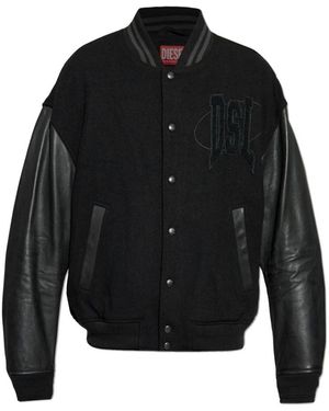 DIESEL Bomber Jackets - Black