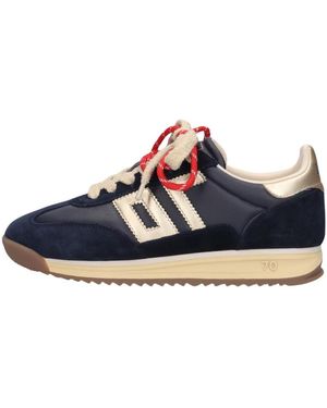 Back70 Schoenen ,Blauw ,Suède Back 70 Sneakers Jogger Donkerblauw