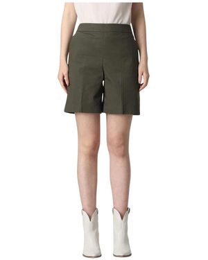 Theory Militaire Stijl Shorts - Groen