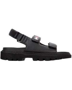 Tommy Hilfiger Flat Sandals - Black