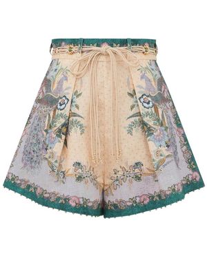 Zimmermann Korte Broeken ,Veelkleurig ,Short Shorts - Meerkleurig
