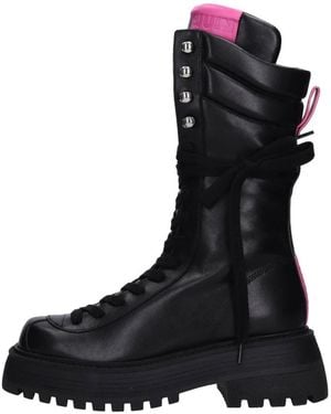 3Juin Lace-Up Boots - Negro