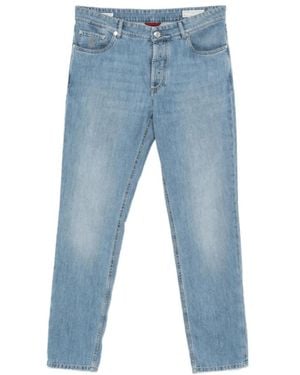 Brunello Cucinelli Straight Jeans - Azul