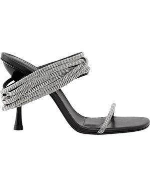 Jonathan Simkhai Heeled Mules - Gris