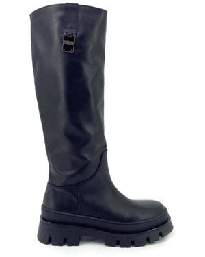 Borbonese High Boots - Blue