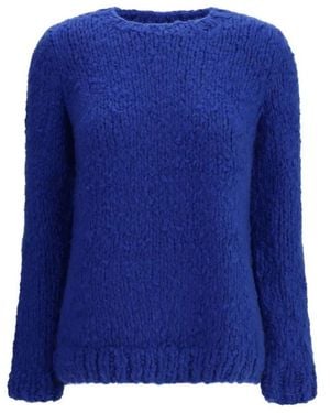 Gabriela Hearst Round-Neck Knitwear - Bleu