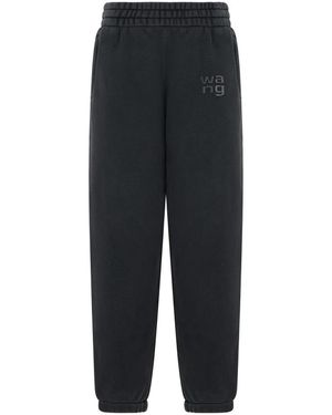 Alexander Wang Hotfix Logo Sweatpant - Zwart