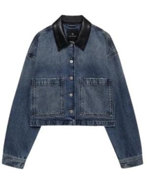 Anine Bing Denim Jackets - Blau