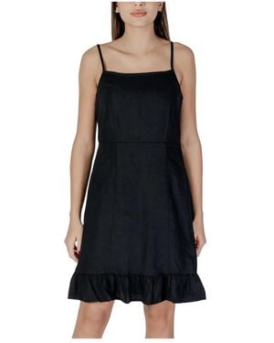 B.Young Short Dresses - Black