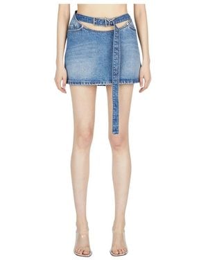 Y. Project Denim Skirts - Blue