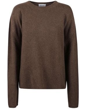 Be You Rundhals-Pullover - Braun