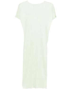 Issey Miyake Midi Dresses - Blanco