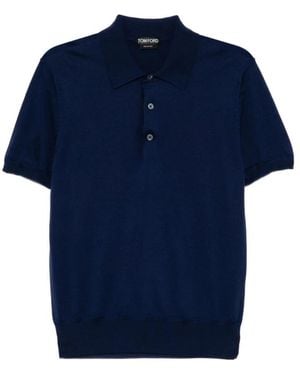 Tom Ford Polo Shirts - Blue