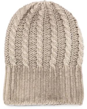 Avant Toi Accessoires ,Grijs ,Beanies - Naturel