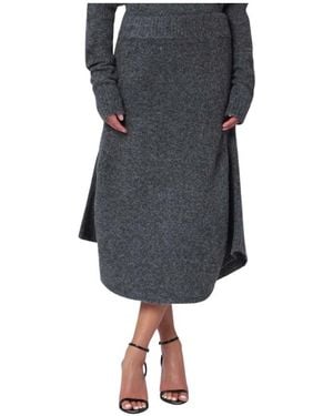 Entire studios Midi Skirts - Black