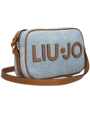 Liu Jo Tassen ,Blauw ,Denim Ferielle Shoulder Bag
