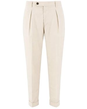 BERWICK  1707 Broeken ,Katoen Retro Broek - Naturel