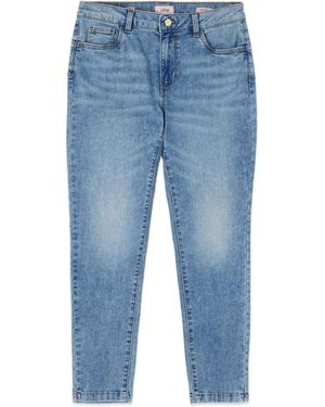 Oltre Skinny Jeans Mit Waschung - Blau