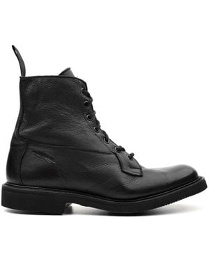 Tricker's Lace-Up Boots - Black