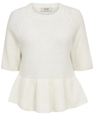 Mos Mosh Round-Neck Knitwear - Blanco