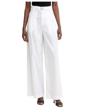 Twinset Wide Trousers - Blanc
