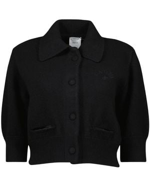 Patou Zwarte Wollen Vest Herfst-Winter 2025