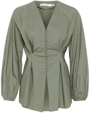 Inwear Overhemden ,Groen ,Blouses & Shirts