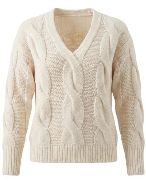 Roberto Collina V-Neck Knitwear - Blanco