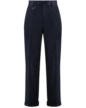 Paolo Pecora Slim-Fit Trousers - Blue