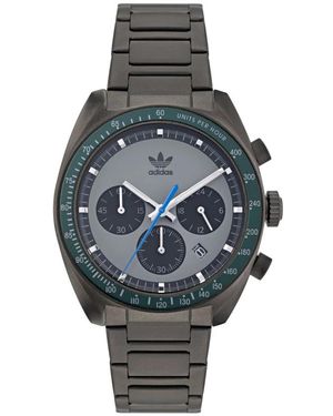 adidas Accessoires ,Grijs ,Edition One Chrono Horloge - Metallic