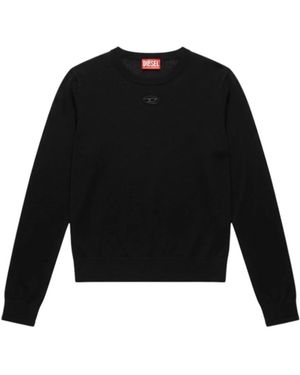 DIESEL Round-Neck Knitwear - Negro