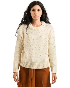 Silvian Heach Round-Neck Knitwear - Neutro