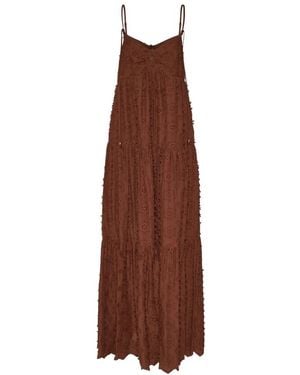 Silvian Heach Maxi Dresses - Brown