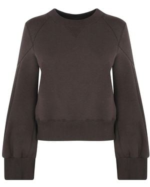 Sacai Sweatshirts - Marrón