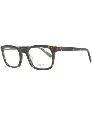 Guess Full-Rim Rectangle Optical Frames With Branded Case - Black